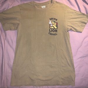 Uniqlo UT: Lion Coffee Graphic T-Shirt